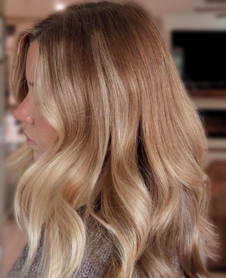 Custom hair coloring transformation at LaRoc Salon in Phoenix, AZ